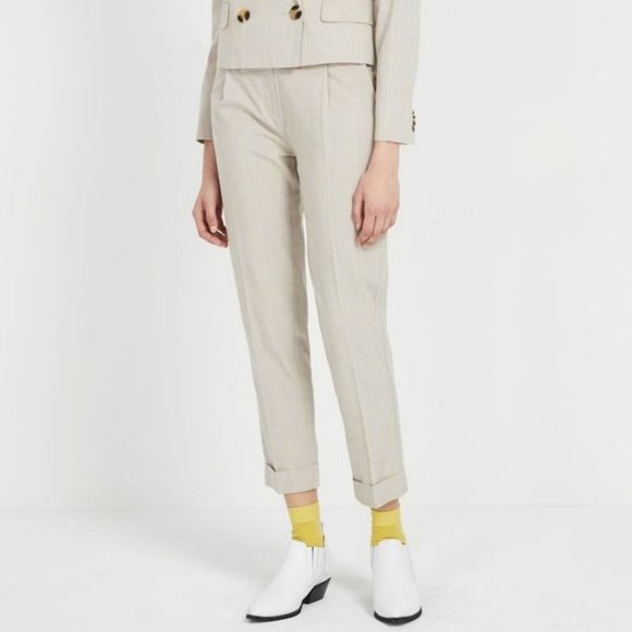 Frank & Oak Pants Tencel Plaid Pants - Picture 1 of 12